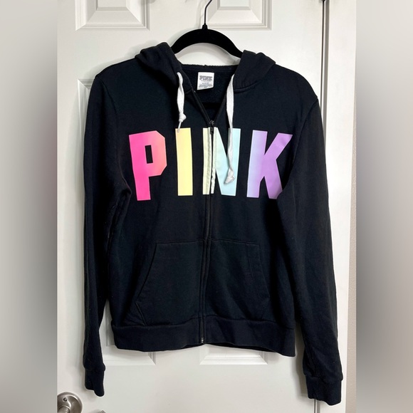 Victoria's Secret PINK Everyday Lounge Perfect Full-Zip Hoodie and Joggers Set - Picture 1 of 9